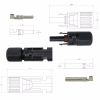 20 Pairs Male Female M/F DIY Solar Panel Wire Cable Waterproof Connectors