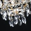 Gold Crystal Chandeliers,Large Contemporary Luxury Ceiling Lighting for Living Room Dining Room Bedroom Hallway