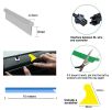 El Wire Interior Car LED Strip Lights, 2M Neon Wire USB 5V with Fuse Protection